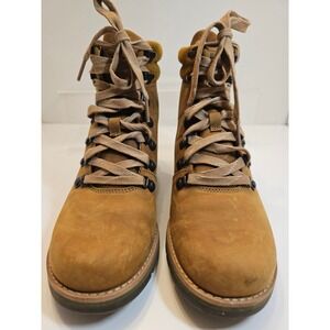 Chaco Cataluna Explorer Sz 7. 5M Women's Waterproof Leather lace up Boots Bronze